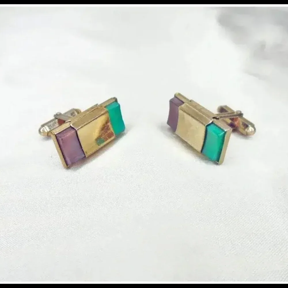 Rare Vintage Cuff Link Set, Kreisler Convertible Cufflinks in Gift Box